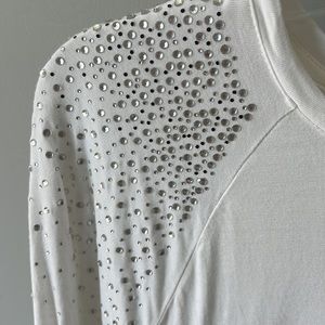 3/4 Sleeve Embellished Tee